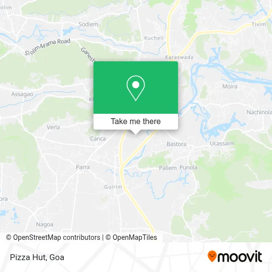 Pizza Hut map