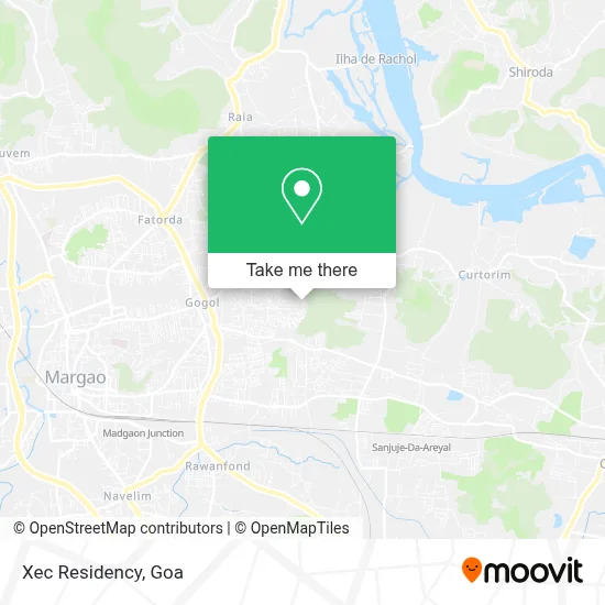 Xec Residency map