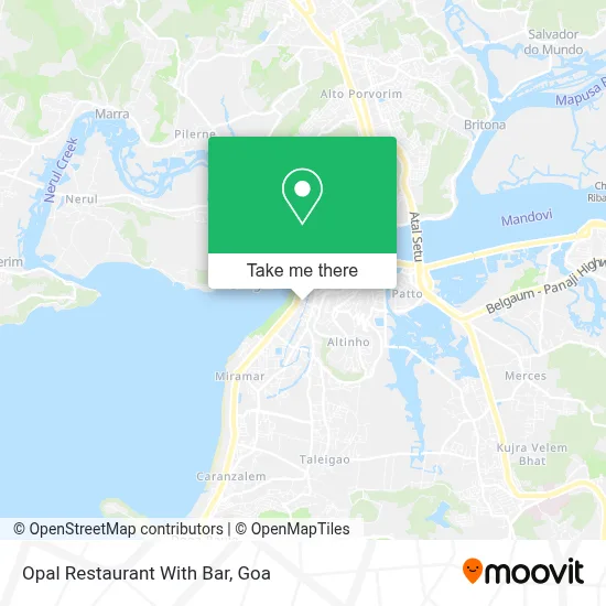 Opal Restaurant With Bar map