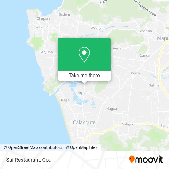 Sai  Restaurant map