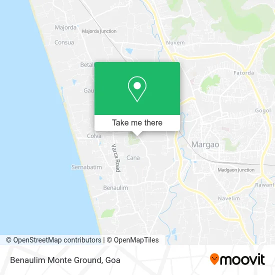 Benaulim Monte Ground map