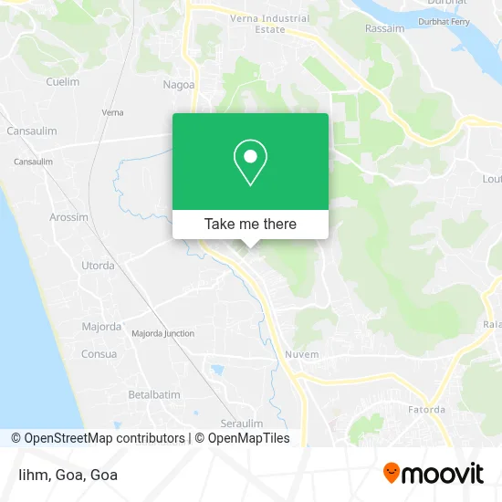 Iihm, Goa map