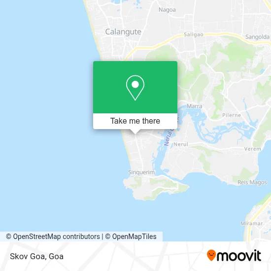 Skov Goa map