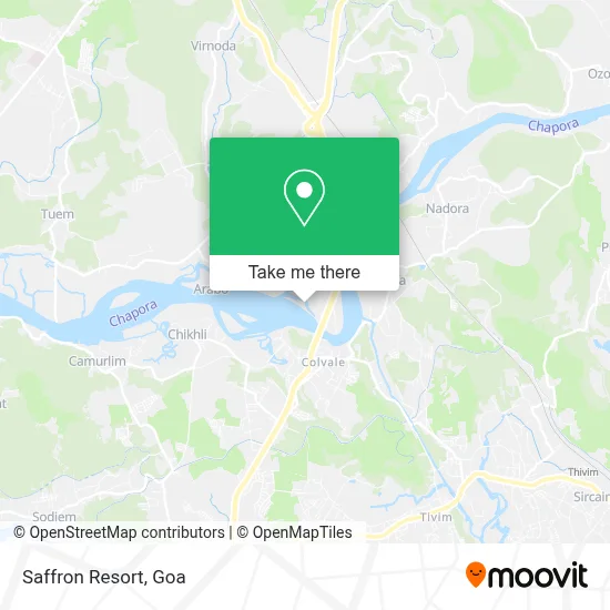 Saffron Resort map