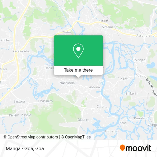 Manga - Goa map