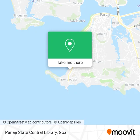 Panaji State Central Library map