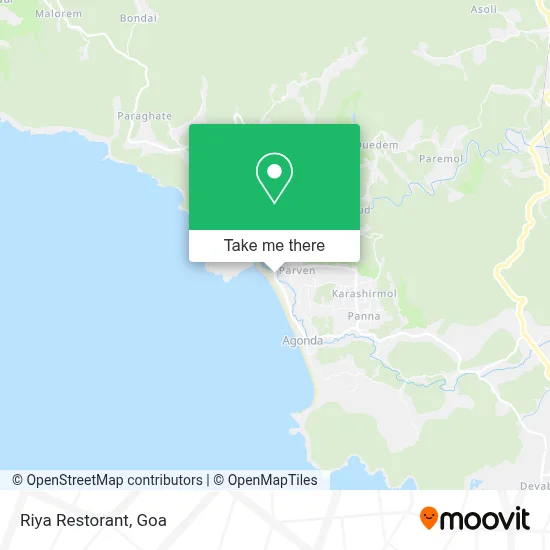 Riya Restorant map