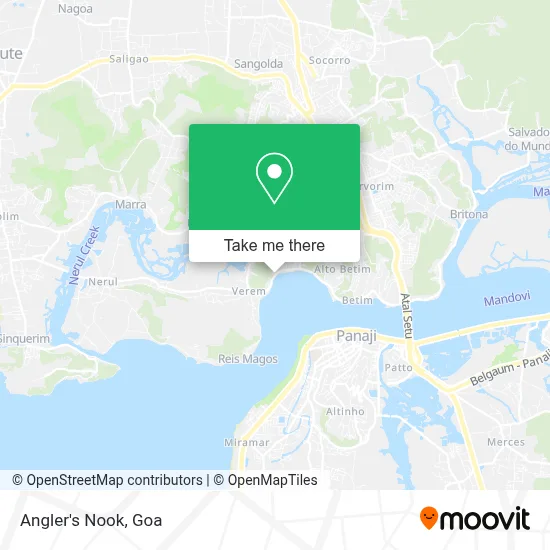 Angler's Nook map
