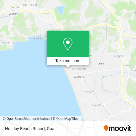 Holiday Beach Resort map