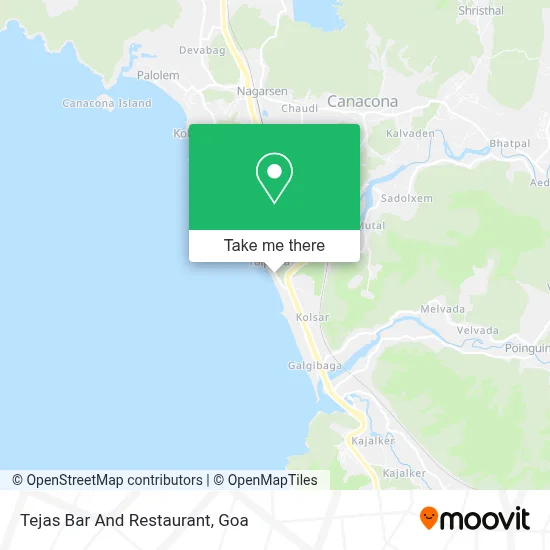 Tejas Bar And Restaurant map