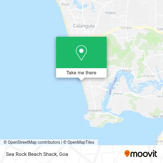 Sea Rock Beach Shack map