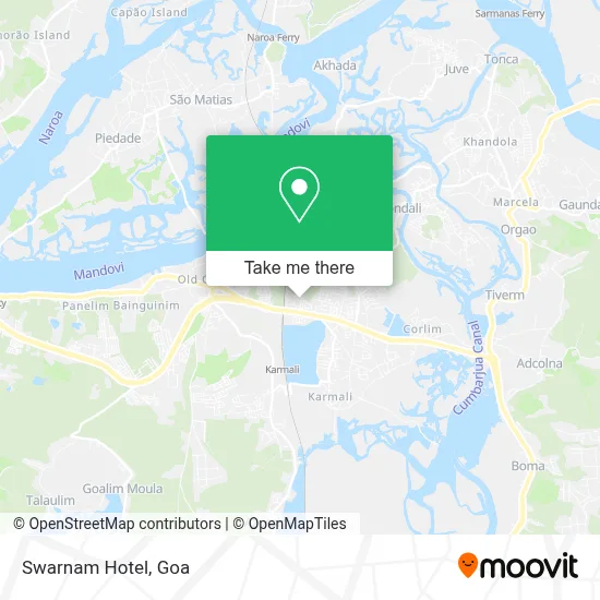 Swarnam Hotel map