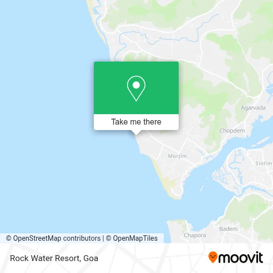 Rock Water Resort map