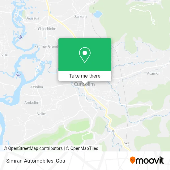 Simran Automobiles map