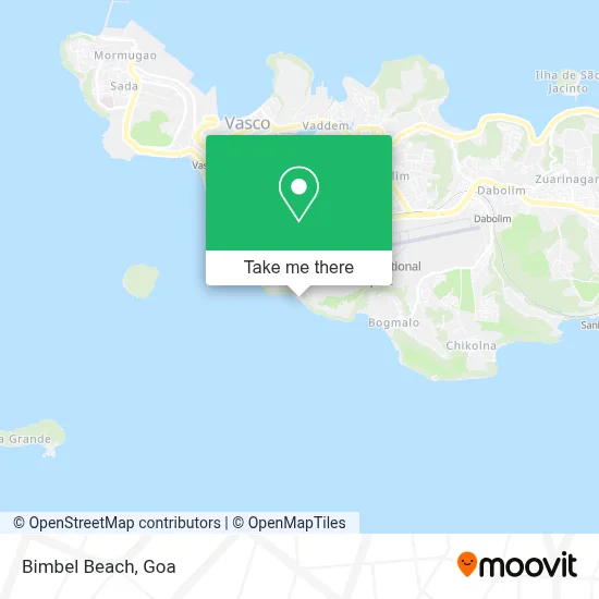 Bimbel Beach map