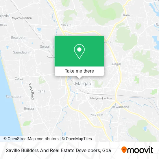 Saville Builders And Real Estate Developers map