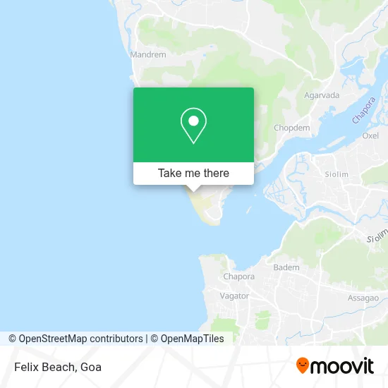 Felix Beach map