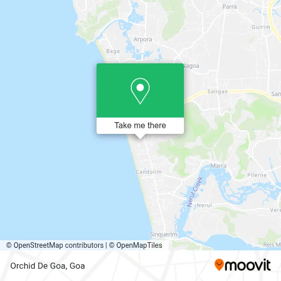 Orchid De Goa map