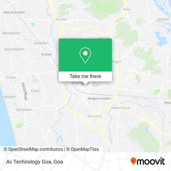 Av Technology Goa map