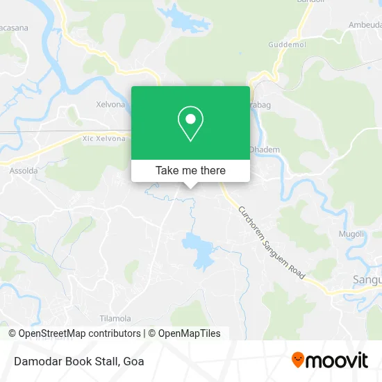 Damodar Book Stall map