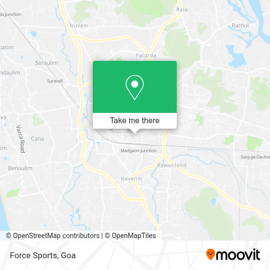 Force Sports map