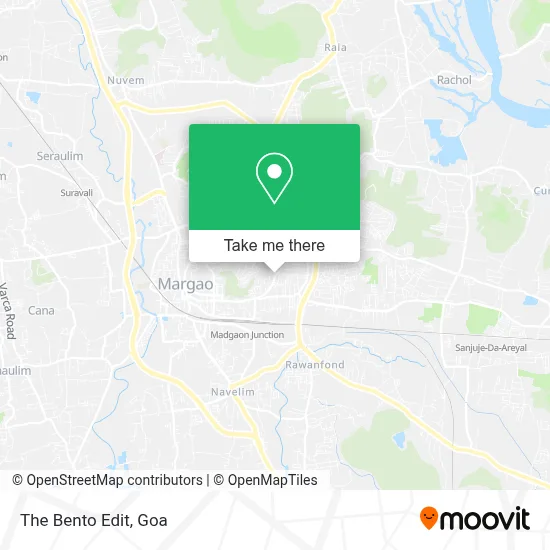 The Bento Edit map