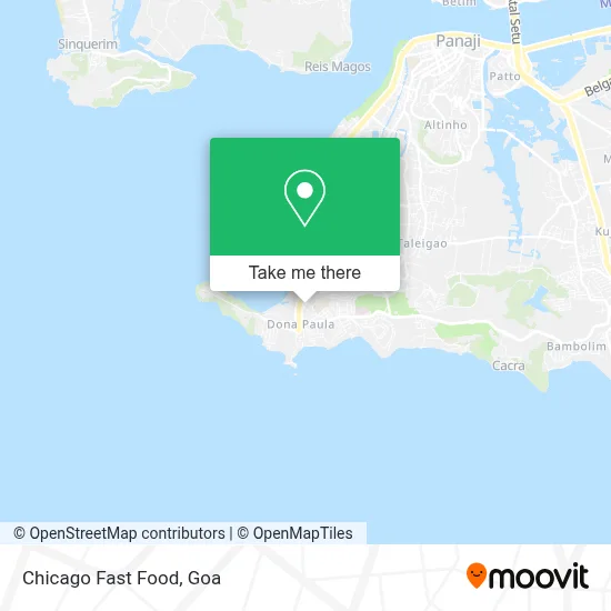 Chicago Fast Food map