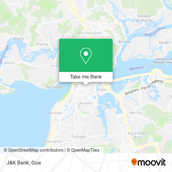 J&K Bank map