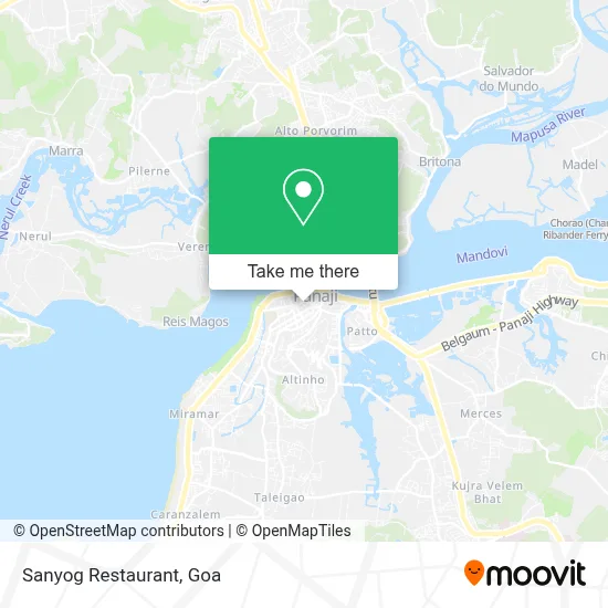 Sanyog Restaurant map