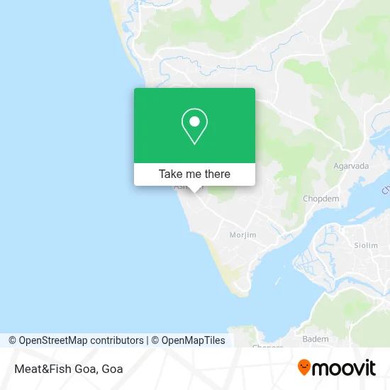 Meat&Fish Goa map