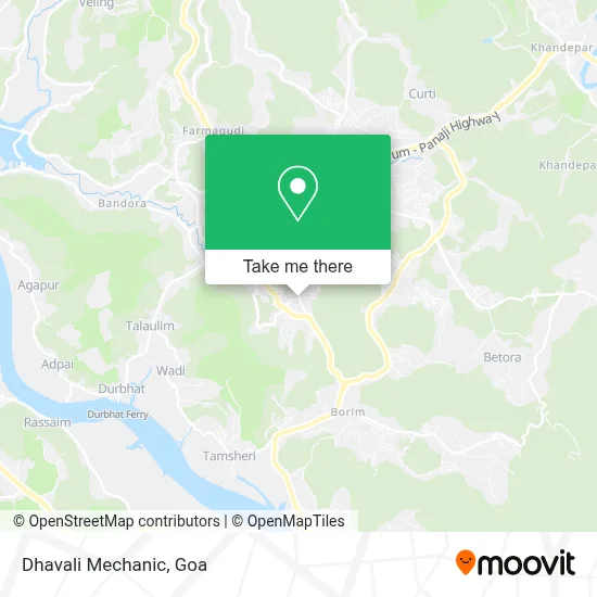Dhavali Mechanic map