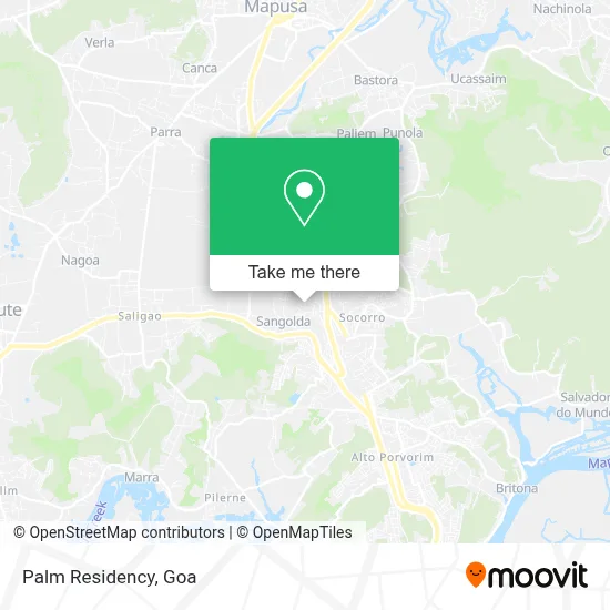 Palm Residency map
