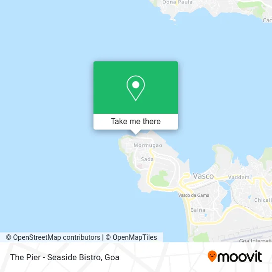 The Pier - Seaside Bistro map
