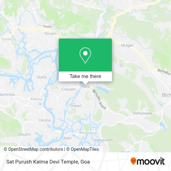 Sat Purush Kalma Devi Temple map