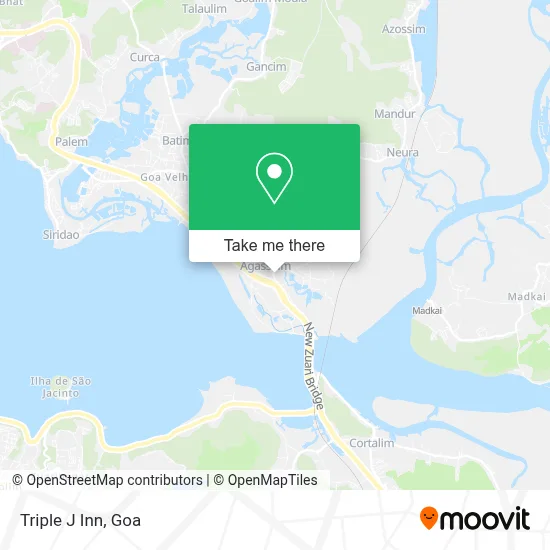 Triple J Inn map