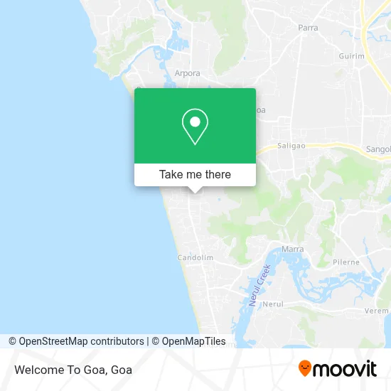 Welcome To Goa map