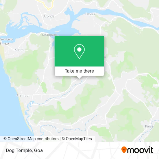 Dog Temple map