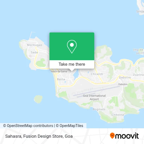 Sahasra, Fusion Design Store map