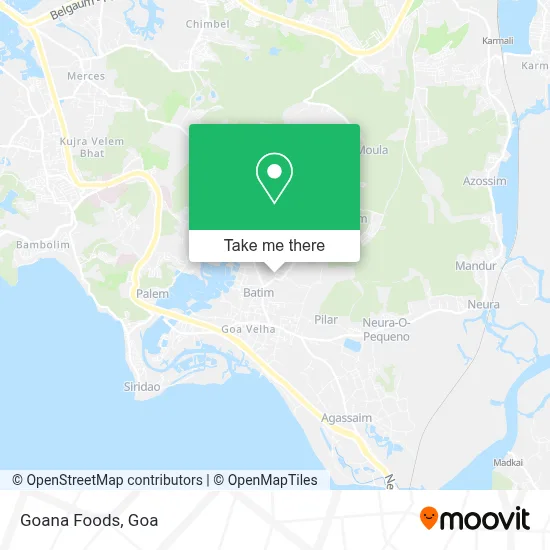 Goana Foods map