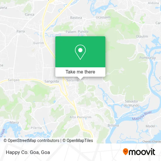 Happy Co. Goa map