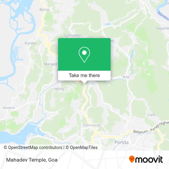 Mahadev Temple map