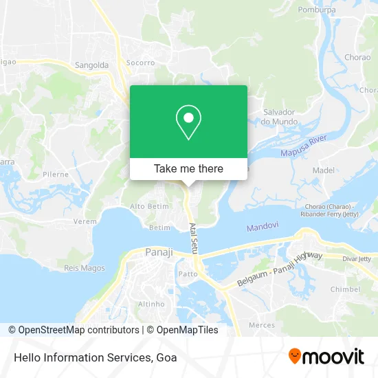 Hello Information Services map