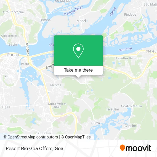 Resort Rio Goa Offers map