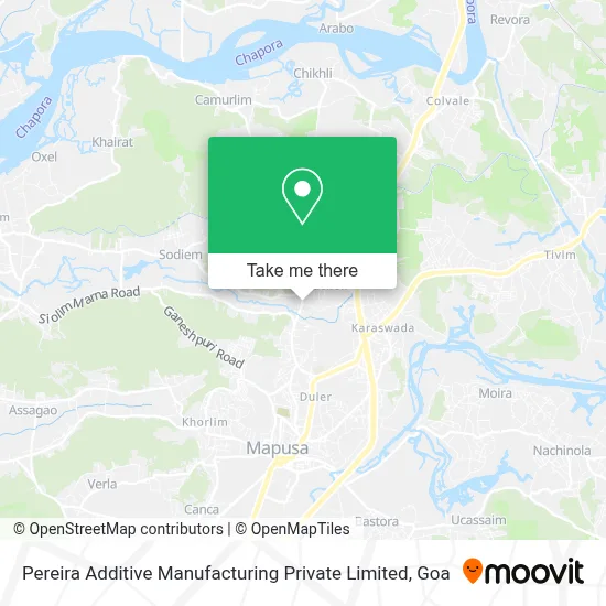 Pereira Additive Manufacturing Private Limited map