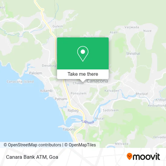Canara Bank Atm map