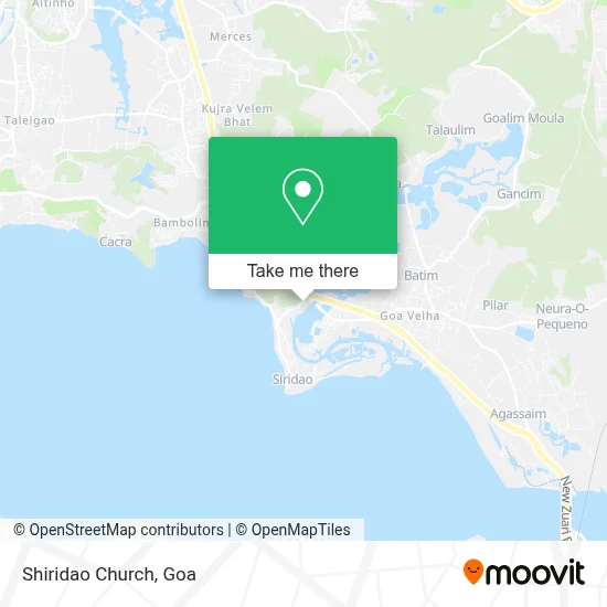 Shiridao Church map