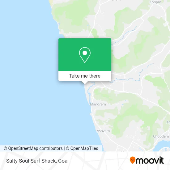 Salty Soul Surf Shack map