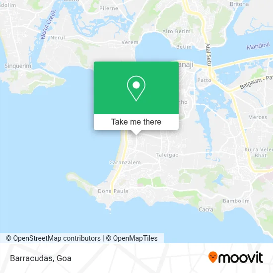 Barracudas map