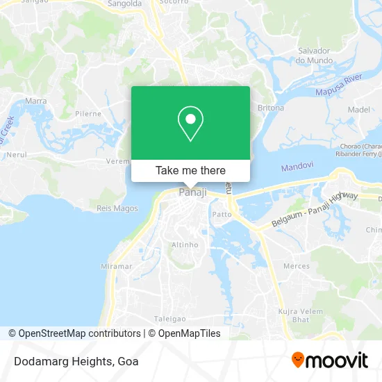 Dodamarg Heights map