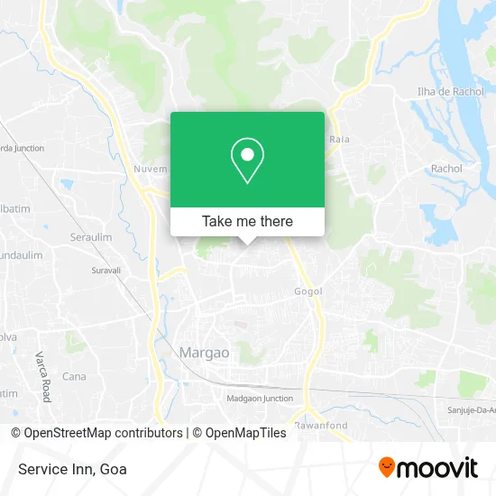 Service Inn map